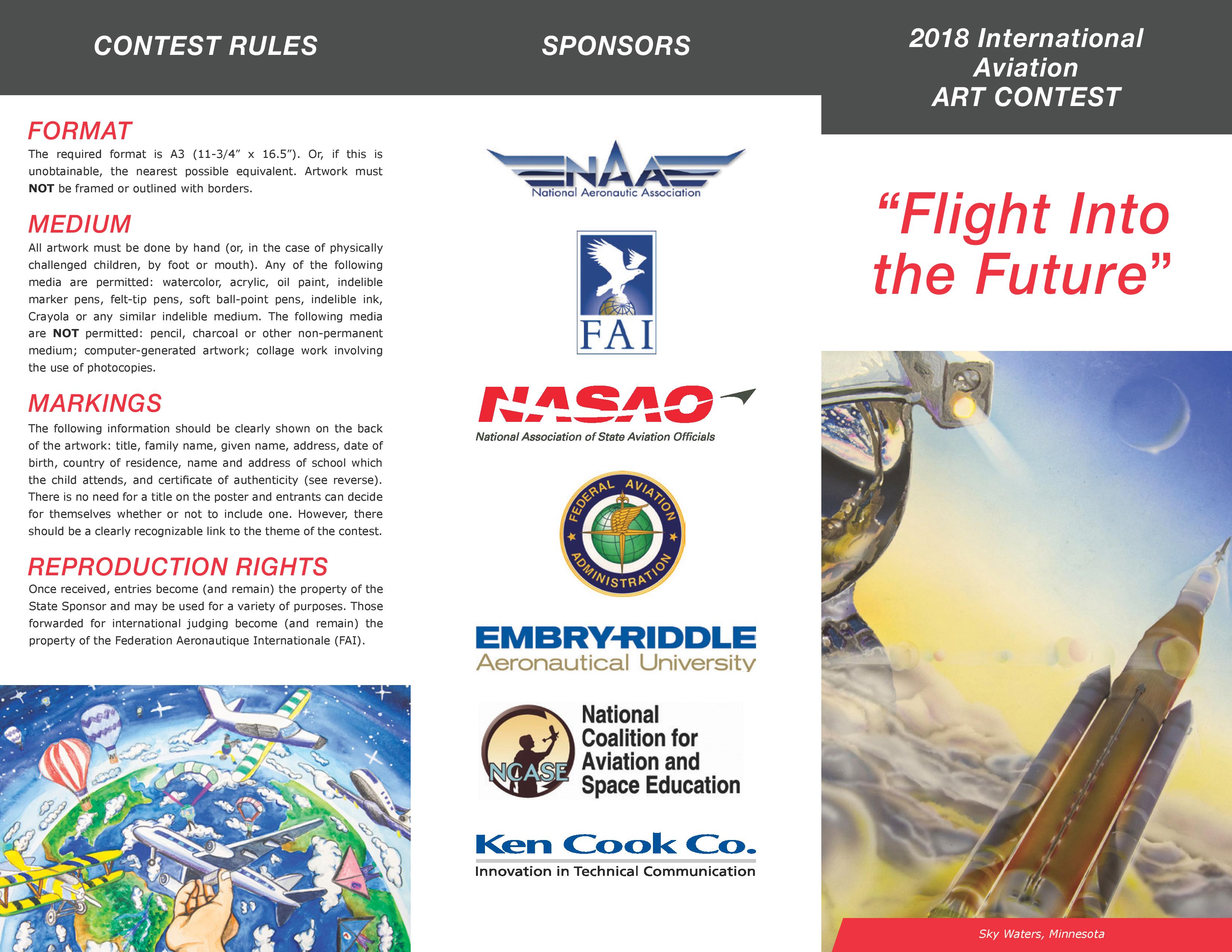 Aviation Art Contest ND Aeronautics Commission