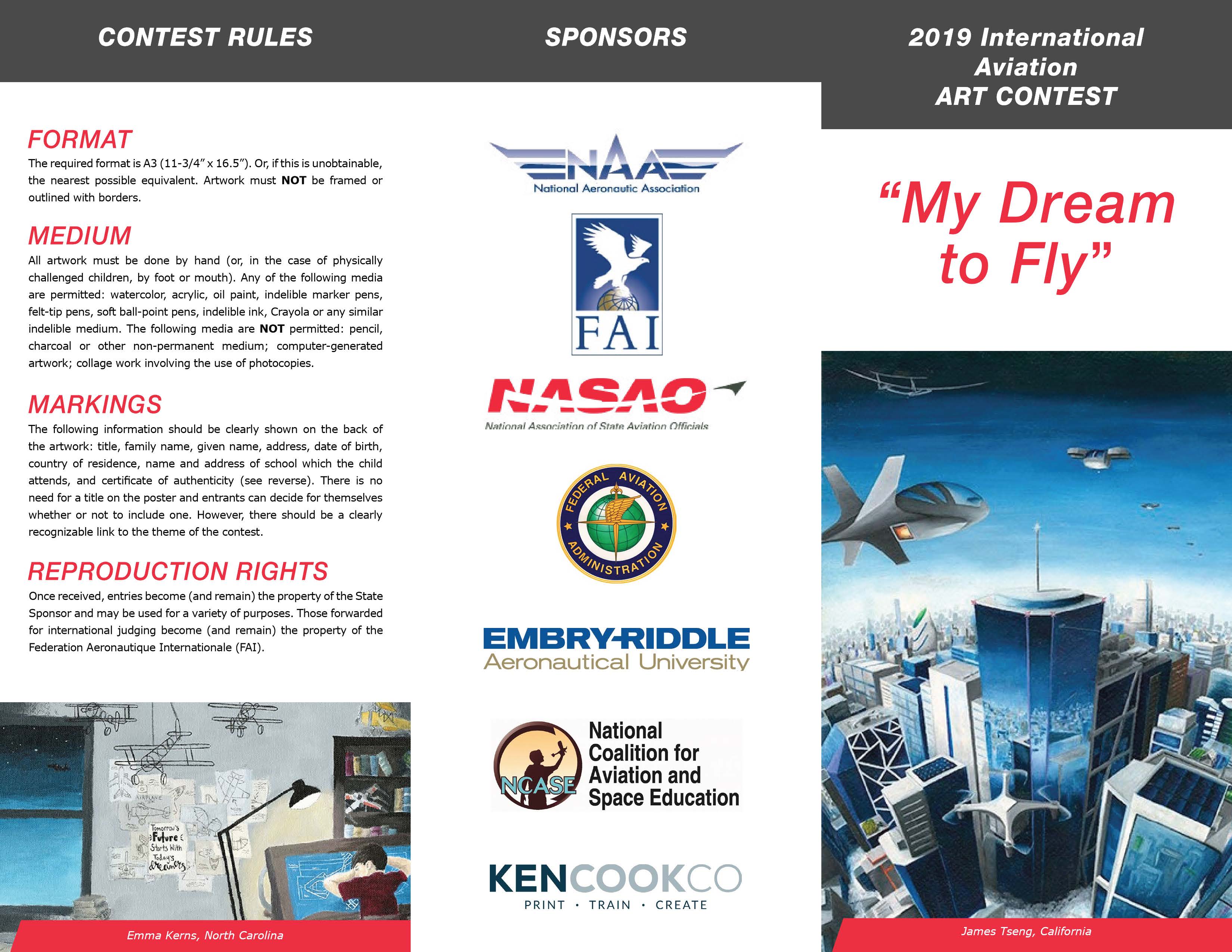 Aviation Art Contest ND Aeronautics Commission